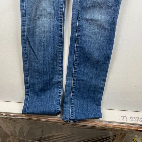 American Eagle Womens Jeans 32x29 Measured Super Stretch Skinny Blue - Picture 8 of 16